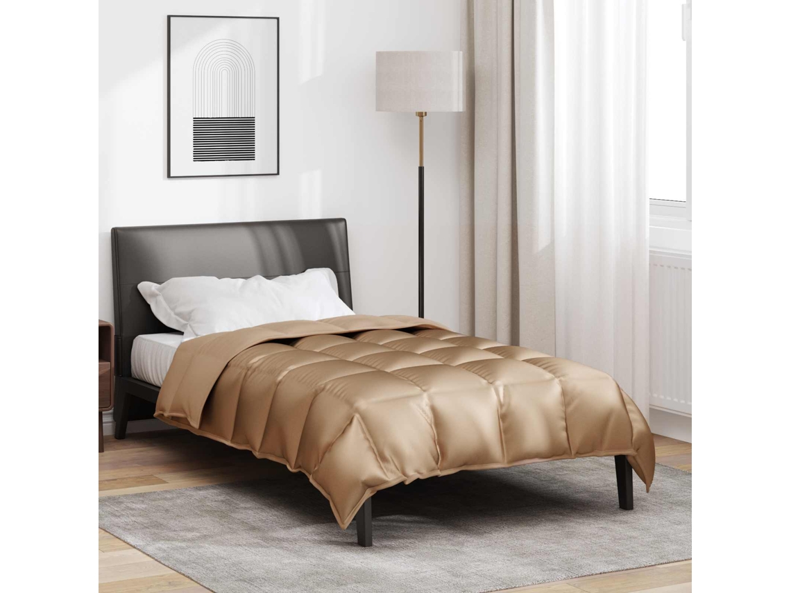 Vidaxl Edredom De Inverno 155 X 200 Cm 450 Gsm Ouro