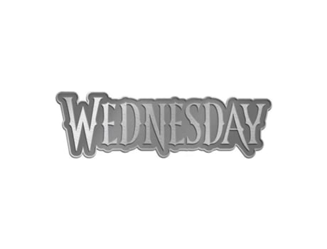 Wednesday Addams Metal Pin Acessório Oficial FILMES E SÉRIES