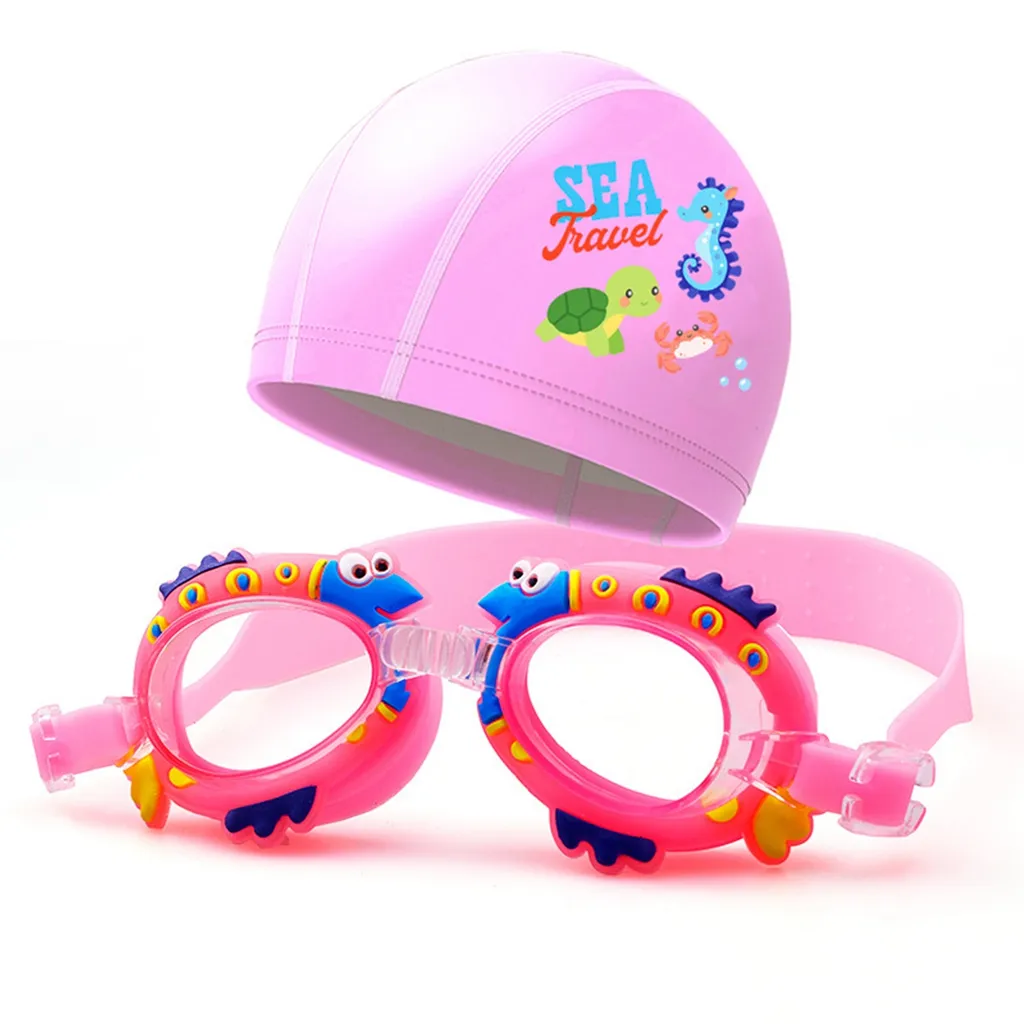 Conjunto Infantil de 2 Peças com Óculos de Natação e Touca AQUAFORGE