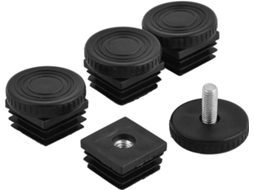 Ruilogod Conjunto De Plástico 4 Peças Para Uso Doméstico, Para Nivelamento Ajustável