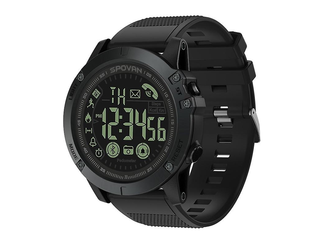 PR1 2 1,24 polegadas Smart Watch IP68 à prova d'água Bluetooth Smartwatch Monitoramento de sono Chamadas para E-Bike
