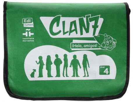 Livro Clan 7 con Hola Amigos de Edinumen e Equipo (Inglês)