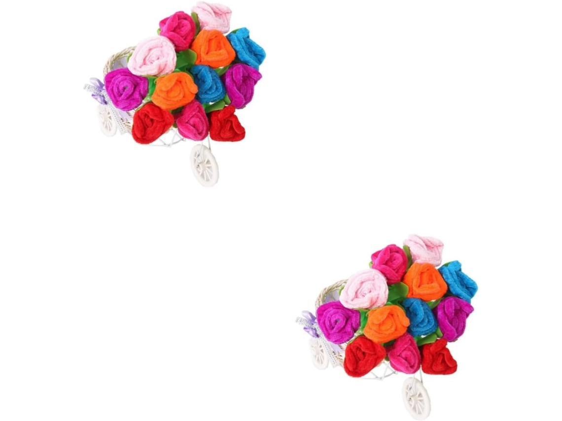 Conjunto De 24 Canetas Esferográficas Exceart Com Pétalas Rosa - Tinta