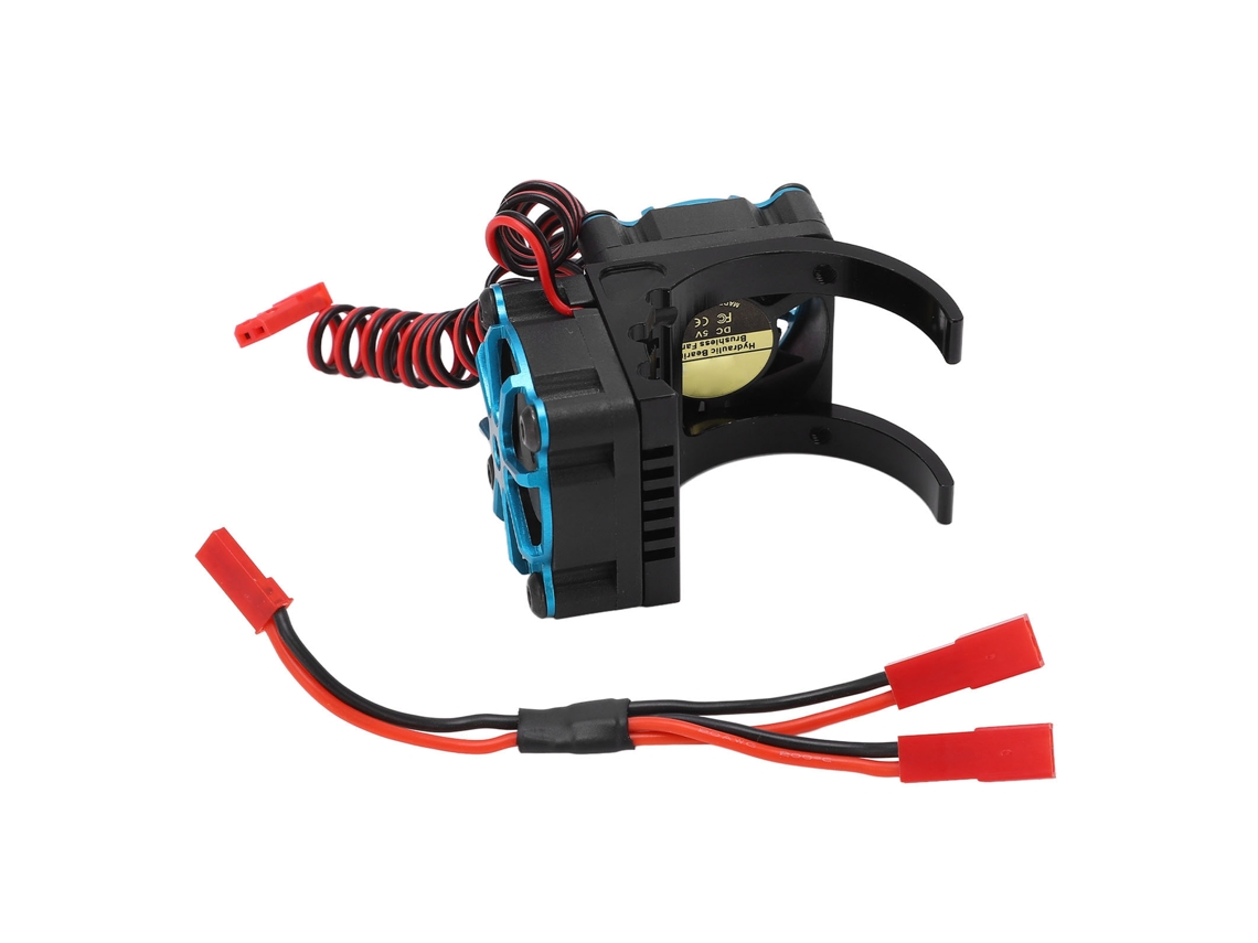 DISSIPADOR de Calor com Cooler para Motor RC 550 3650 3660 3670 3674 Diâmetro 36mm Preto S/MARCA