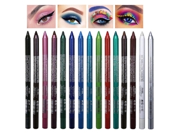 Kit de lápices delineadores de ojos de 15 colores Vante, resistente al agua