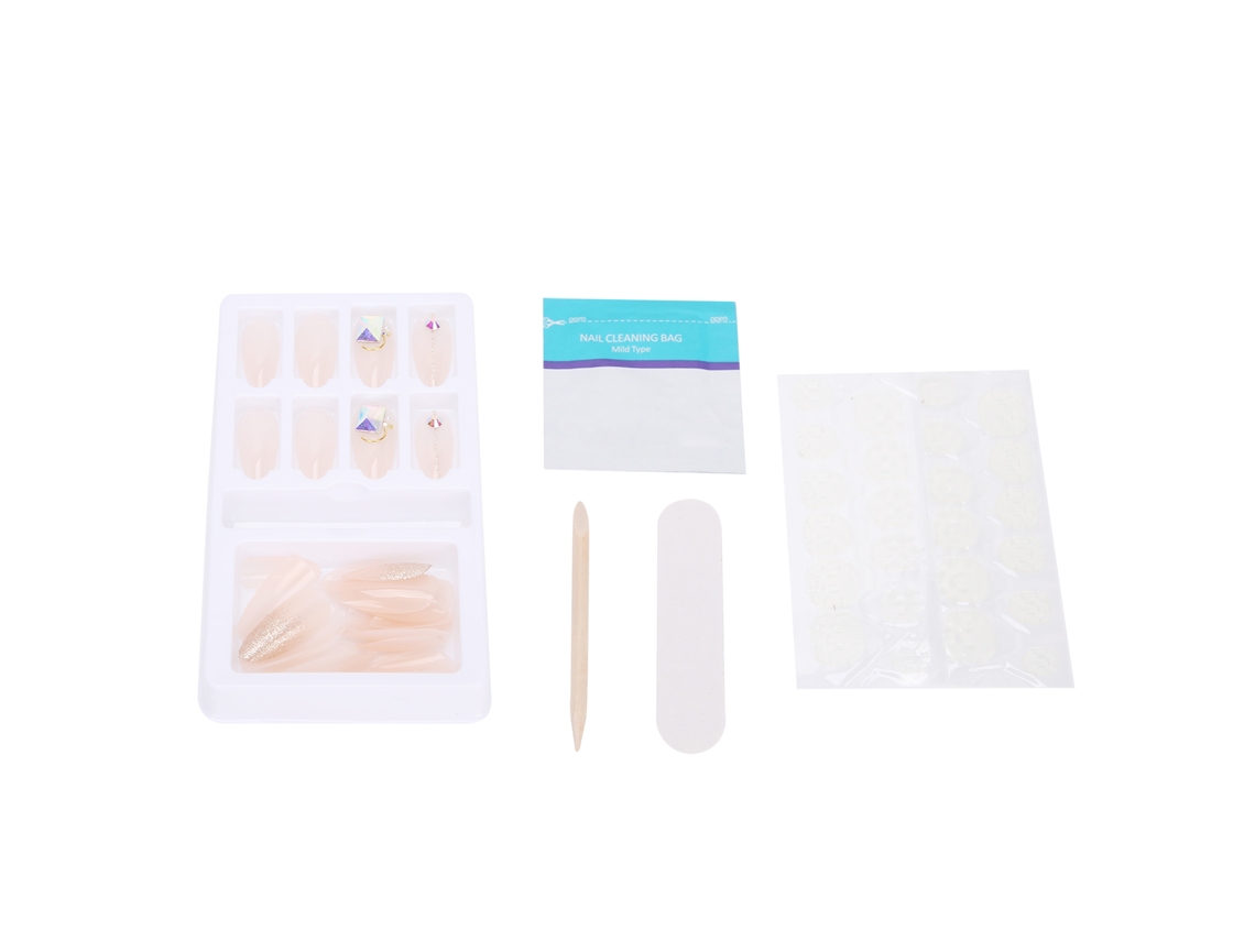 Unhas Falsas Gradientes Pontudas Com 24 Peças Conjunto Completo Para Festas E Ocasiões Especiais F745-3