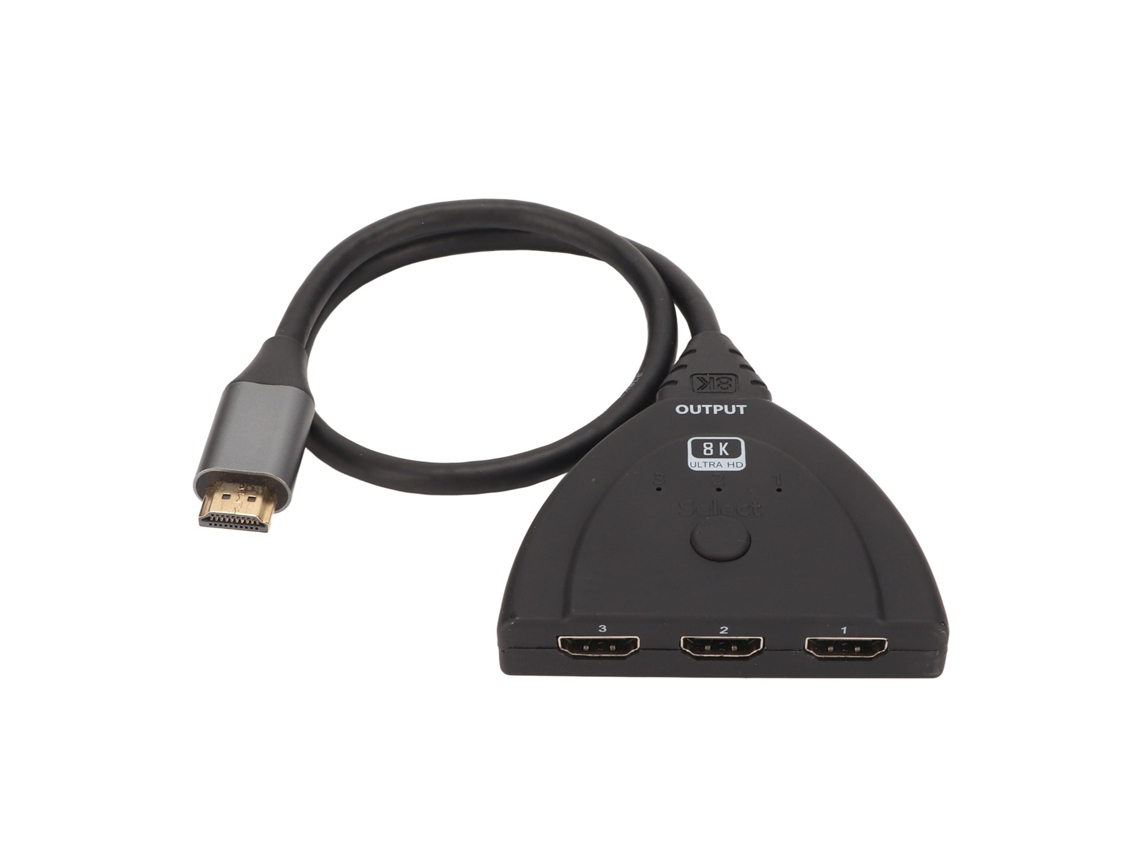 Switch Mali de interface multimídia HD 3 em 1, 8K, HDR, Xbox PS5