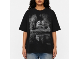 Rockinstone Amityville Horror Movie Good Night Black Adult T-shirt Size:s