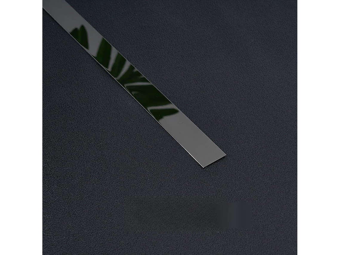 Faixa Decorativa Em Aço Inoxidável De 25mm X 5m Para Acabamento Bordas Teto Metálico Plano Salas Estar E Hotéis