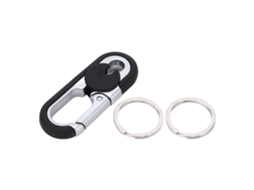 Llavero De Doble Anillo Para Hombre Con Resorte Fuerte, Llavero De Coche Duty Pesado Para Llave De Coche, Llave Inglesa Y Destornillador