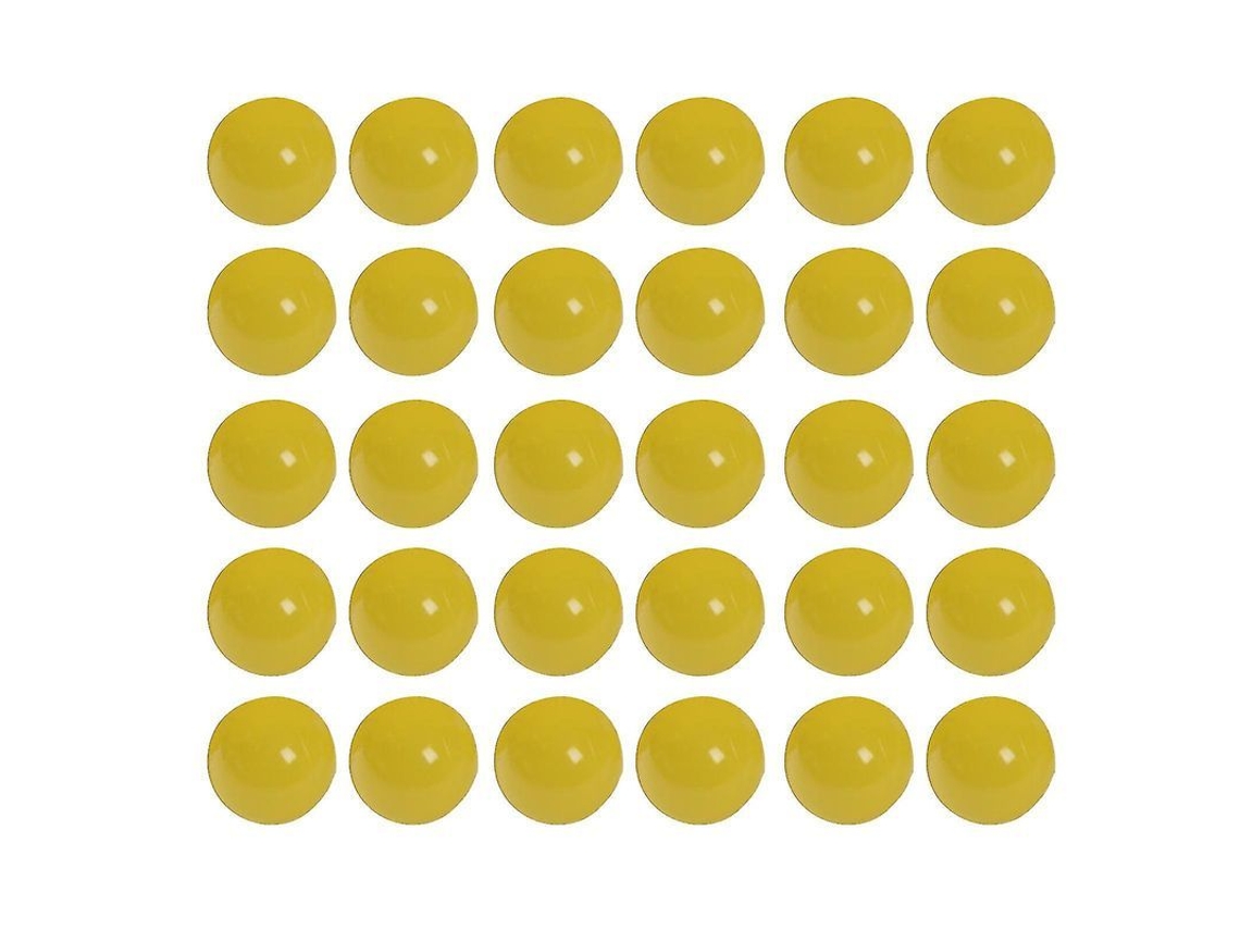 2026 100 Bolas de Piscina Macaron de Pe Espesso Sem Cheiro Elástico Seguro Resistente a Mordidas Presente para Crianças Amarelo