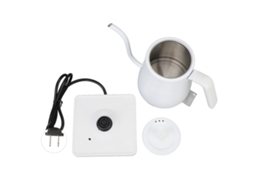 Laxiscreed Chaleira Elétrica De Aço Inox Com Bico Longo, Desligamento Automático E Aquecimento Rápido