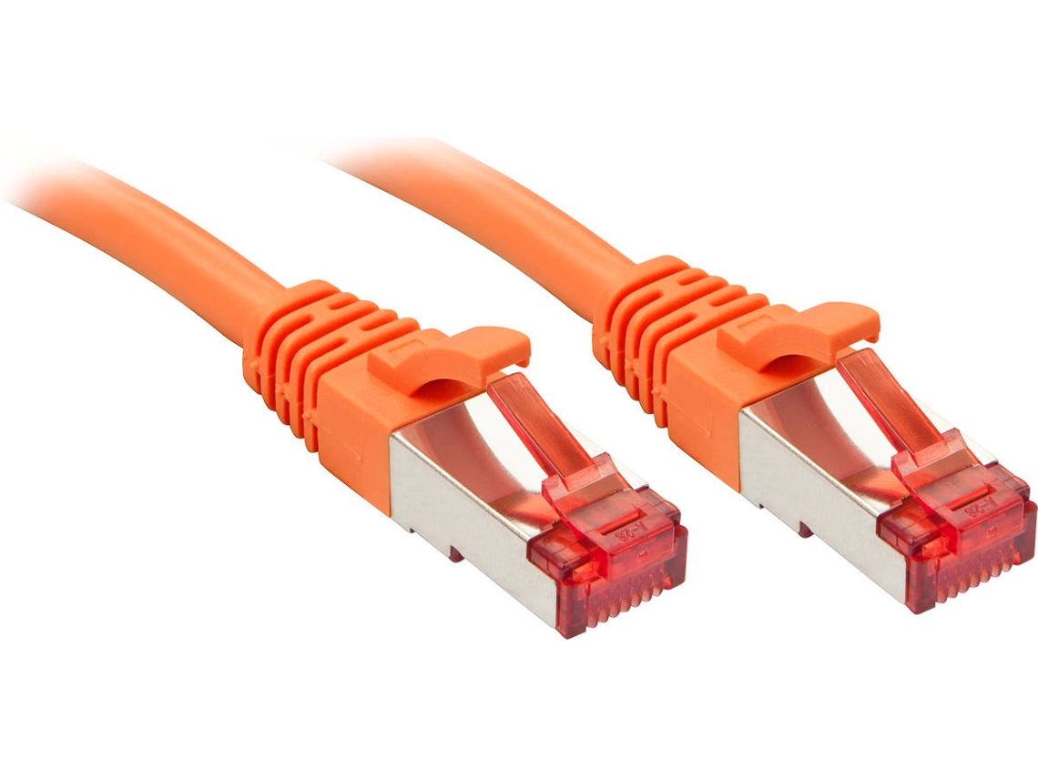 Cabo de Rede LINDY (RJ45 - 30 cm - Laranja)