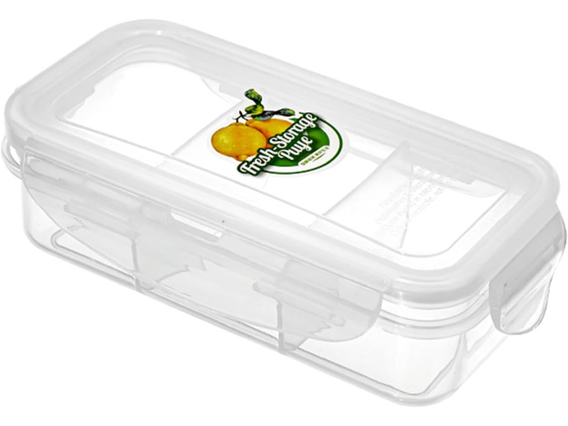Organizadores De Cozinha Próprios Para Alimentos, Com Três Compartimentos Para Armazenar Frutas, Lanches E Sobras