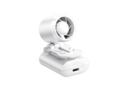 Mini Ventilador Portátil Dobrável com Clipe para Boné, Recarregável Via Usb, Uso Manual e no Carro, com Alça de Ombro, Alta Velocidade CHABERLU