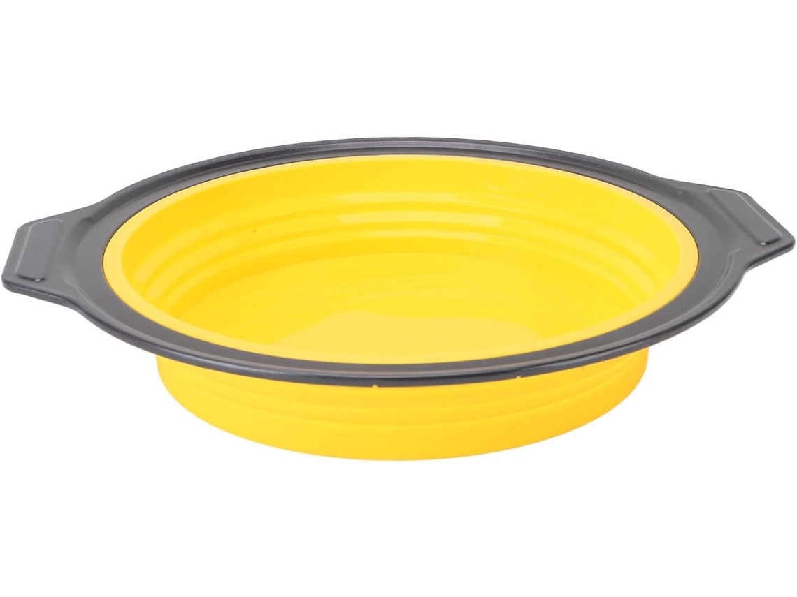 Forma De Silicone Para Bolo, Dobrável E Compacta