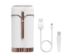 Depilador Facial De Duas Cabeças, Barbeador Feminino Usb, Remoção De Pelos Pequenos E Indolor Do Rosto, Queixo E Axila. Ly Ebike