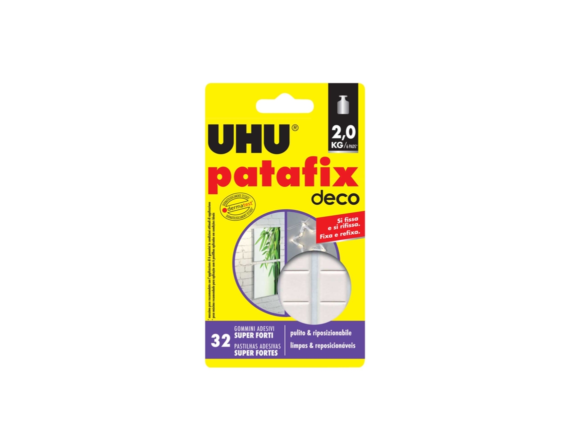 Pastilhas Uhu Patafix Homedeco 32 Unidades