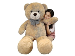 2026 urso de Pelúcia Gigante 105/125/145cm Marrom Macio Brinquedo de Peluche Super