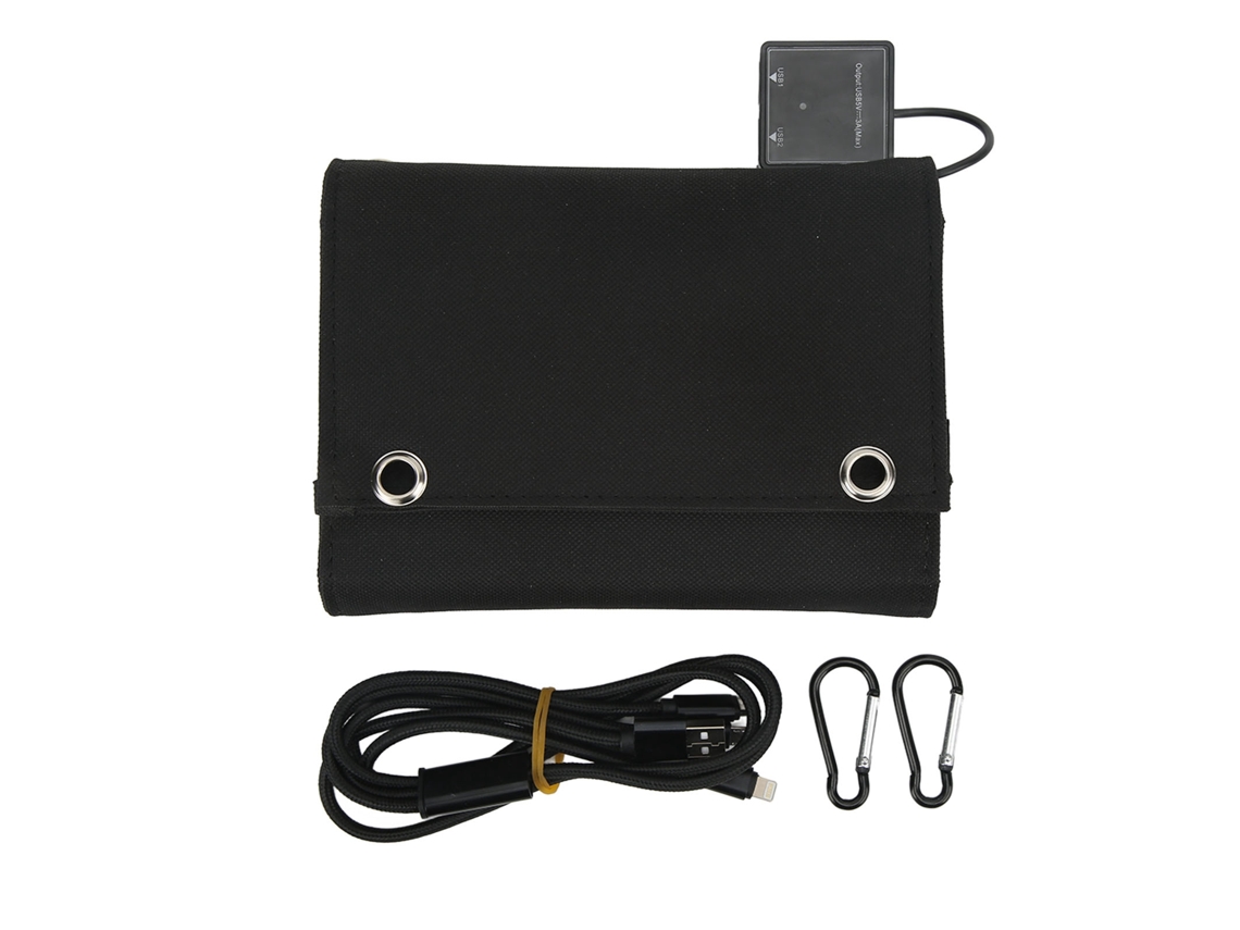 Painel solar de 25 W 5 V (20% de desconto, dobrável, com função de carregamento USB - 1 por 3)