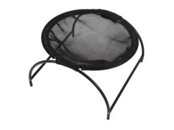 Cama sé Elevada para Gato e Cachorro Pequeno com Aço Inoxidável e Lona Detachável Indoor Outdoor Preto S/MARCA