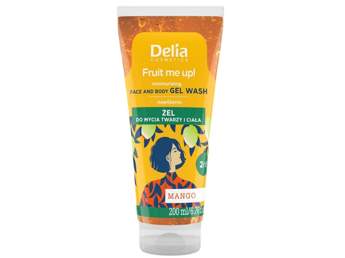 Revitalizing Mango Facial Body Cleanser, 200ml Delia