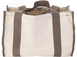 Bolsa de armazenamento de ferramentas portátil Walfront, organizador de ferramentas em lona com abertura longa, bolsa para peixes