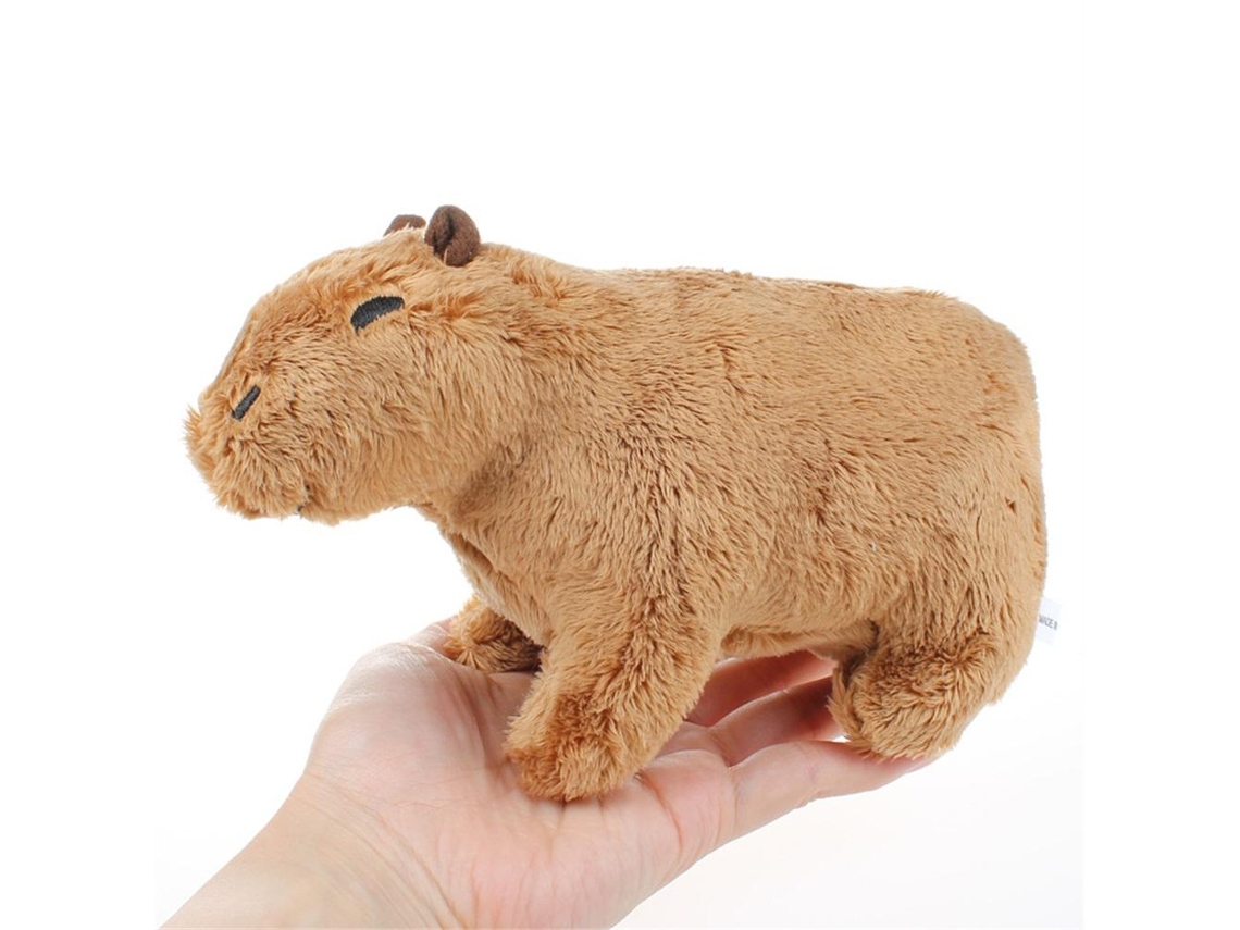 Mali boneca de Pelúcia Capivara Simulada Fofa Brinquedo de Pelúcia de Animal Selvagem Presente para Crianças