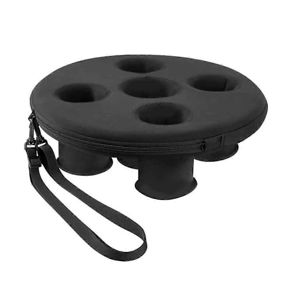 ppsuporte Flutuante Para Copos De Piscina Com 5 Furos, Bandeja Flutuante Para Festas Na Piscina, Praia E Spa.