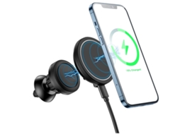 Carregador Sem Carro Qi Ventilação Carregamento para iPhone 12 Pro/13/12 YIZHOOD Magnética Preto