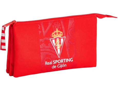 Estojo SPORTING DE GIJÓN Triplo (22x9x3cm)