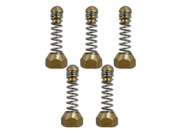 5pcs Bocas De Tubo Lava Pressão Rosca Interna 1/8 Ejetores Mola Vibração Limpeza