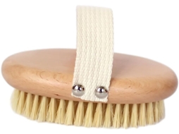 Escova De Banho Esfoliante Com Cerdas Macias Vicasky, Escova Corporal Natural Para Massagem E Limpeza, Esfoliação Suave