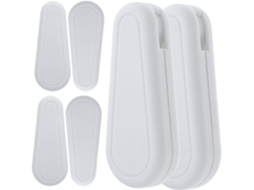 Pesos, Design Elegante E Fácil Instalação Em Abs Branco, Conjunto De 6 Peças, Aplicável A Cordões De Cortinas Romanas