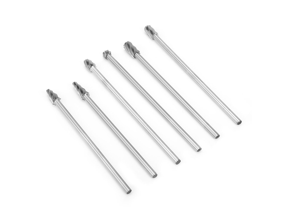 Laxiscreed Fresa Rotativa De Alumínio, Extra Longa 150mm, Com Mandril De 6mm Para Mestres Da Carpintaria