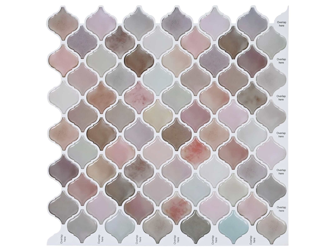 Vidaxl Azulejo Lanturn 10 Unid. Bege 27 X 27 Cm Poliuretano E Pet