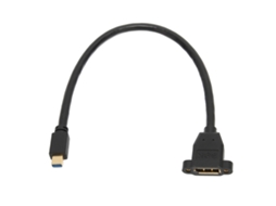 Cabo Mini Displayport para Displayport 1.4 8k 60hz 4k 120hz 30cm Estável e Compatível MARCA