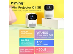 Projetor Xming Q1 Se 1080p Home Theater