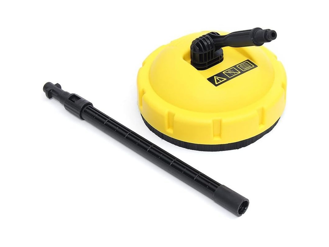 Pincel de superfície, lavadora de pressão com haste extensível e ferramentas redondas para porta de garagem