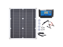 Primerox painel Solar Portátil com 2 Portas Usb e Controlador 10a 20w Versátil Carregador Fotovoltaico