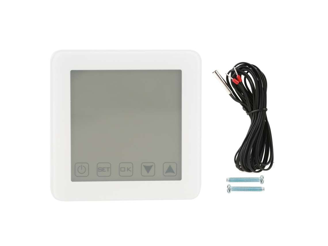 Termostato Digital Wifi Controle de Temperatura 16a aquecimento elétrico branco