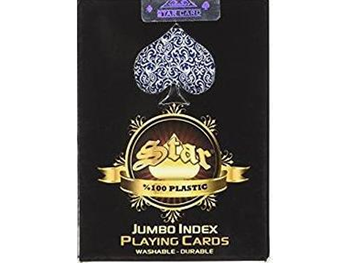 Staroyun1030653 Plastic Star Poker Jumbo Playing Card /Toys