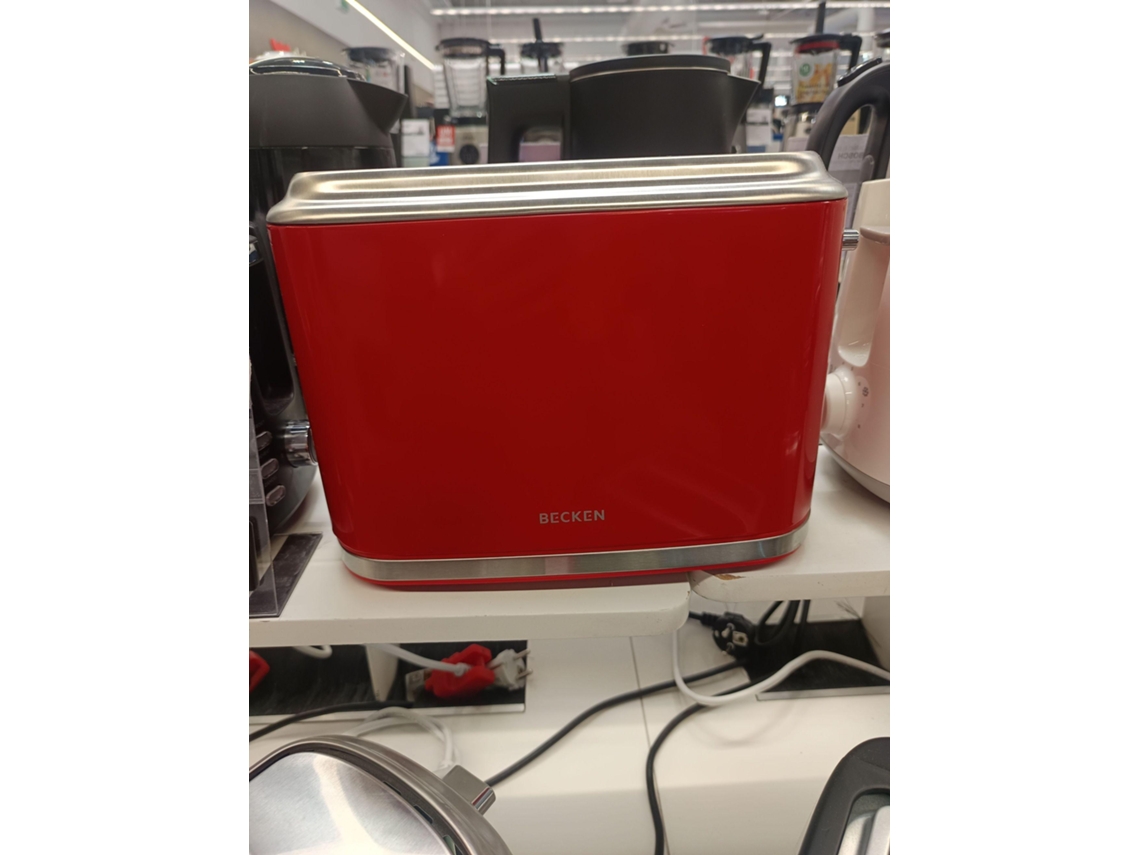 Torradeira 2E BECKEN BT8766RD (Outlet Caixa Aberta - Vermelho)
