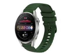 Pulseira De Silicone De Cor Sólida Com Padrão De Bolinhas Onduladas Para Huawei Watch 3 Pro 22mm
