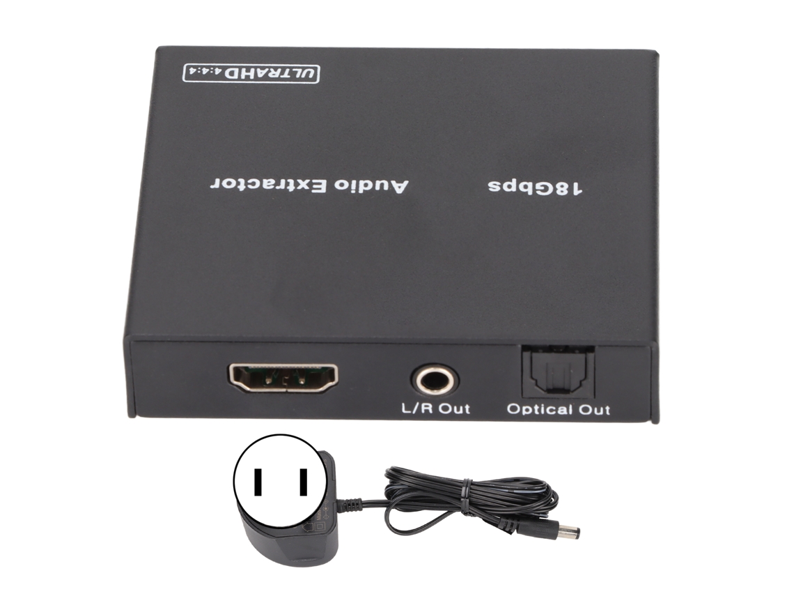 Extractor De Som Hdmi 18gbps Conversor 4k2k 50/60hz Dvi 1.0 Hdcp 2.2 Plug Us