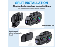 Câmera Bluetooth para Motocicleta 1080p Hd com Gravador Integrado Ao Capacete + Cartão de 64gb TAISHENGDA