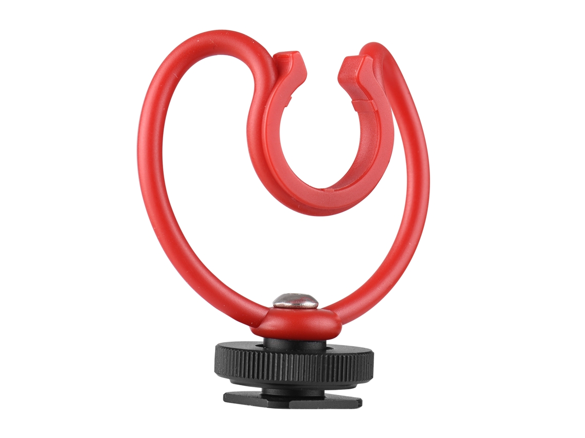 4pcs Microphone Shock Mount Holder Universal On camera Mic Holder With Cold Shoe 1/4 Inch Screw Hole LAXISCREED