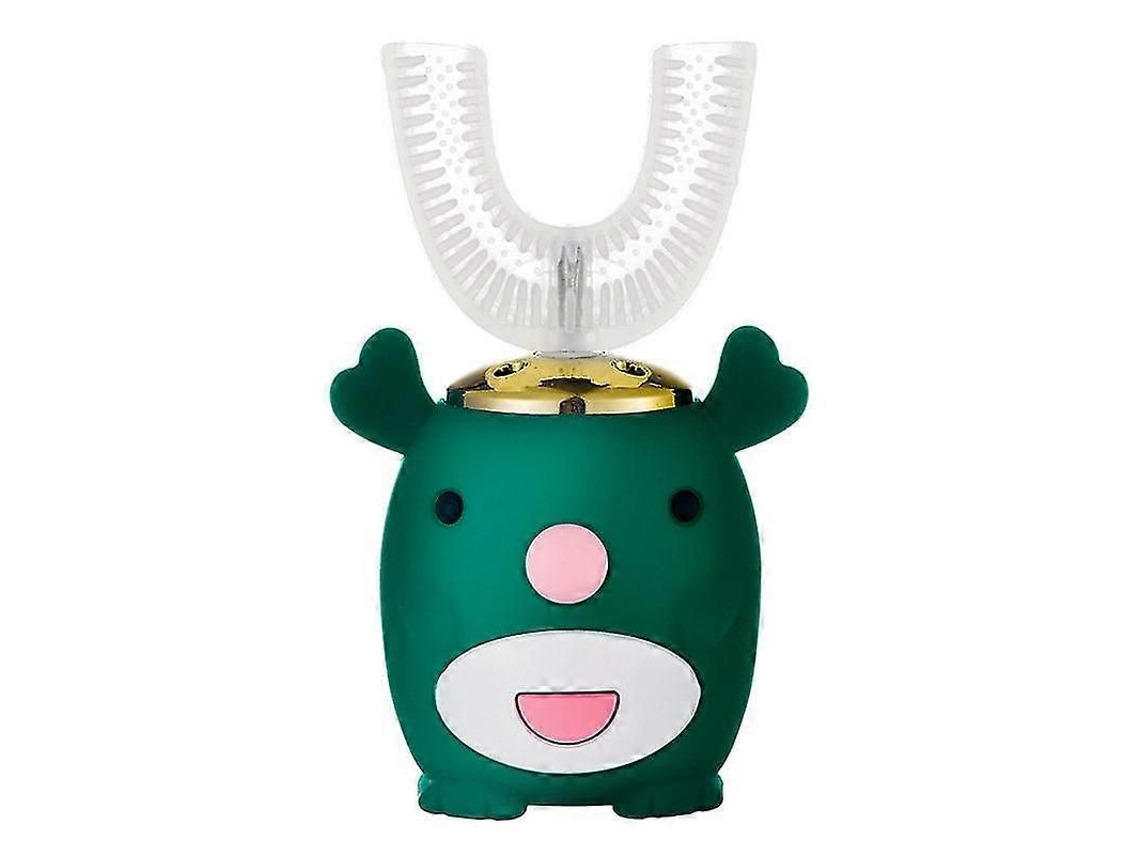 Escova de Dentes Automática Infantil em Formato U, com Design Fofo Desenho Animado, Especialmente Projetada Pa Ra Crianças 2 a 6 Anos (ve GOKOCO