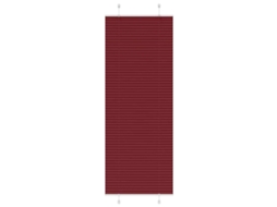 Vidaxl Plissado Cego Bordéus Vermelho 70x200 Cm Largura Tecido