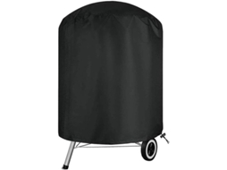Nova Line capota para Churrasco Kettle Bbq Impermeável e Resistente, Proteger Churrasqueira Redonda Ao Ar Livre Preto 61x72cm